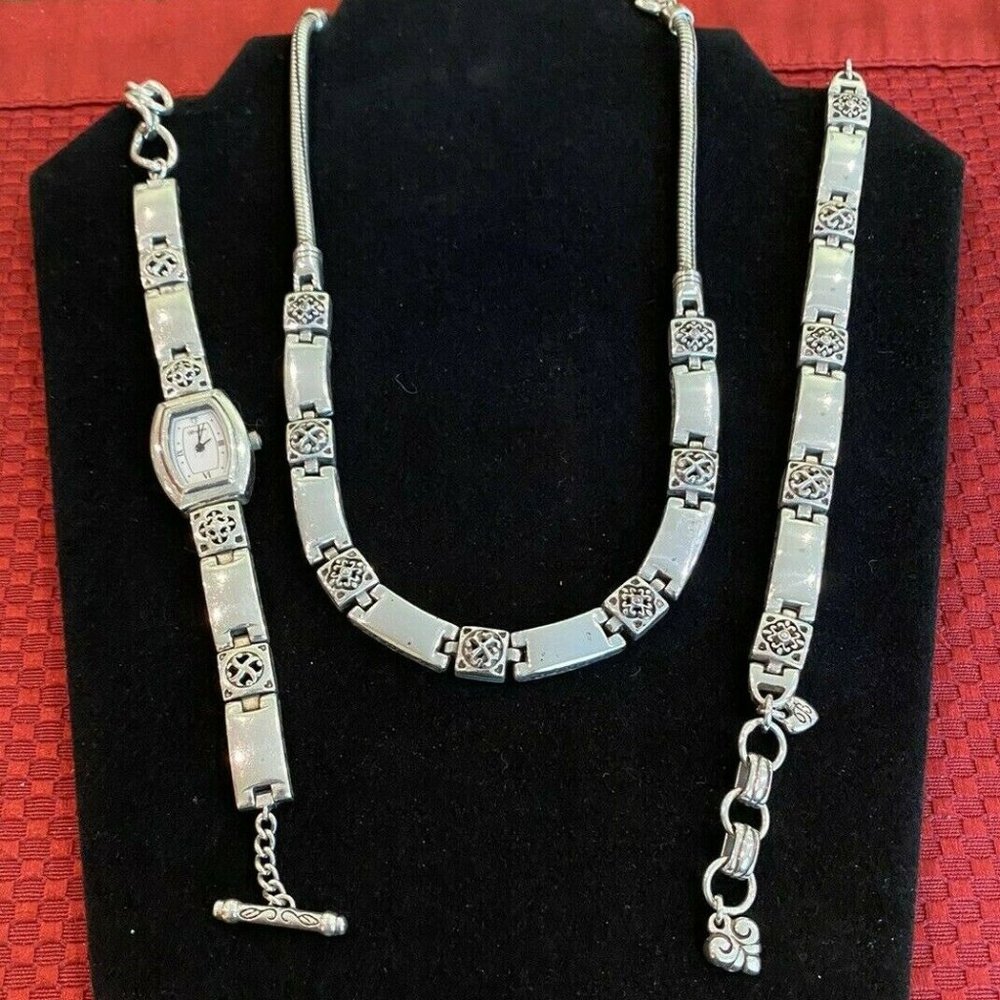 Brighton TRIBECA Necklace Watch Bracelet Set